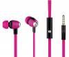 Yison Stereo Earphones with Microphone and Flat Cable for Android/iOs Devices Pink S30-P